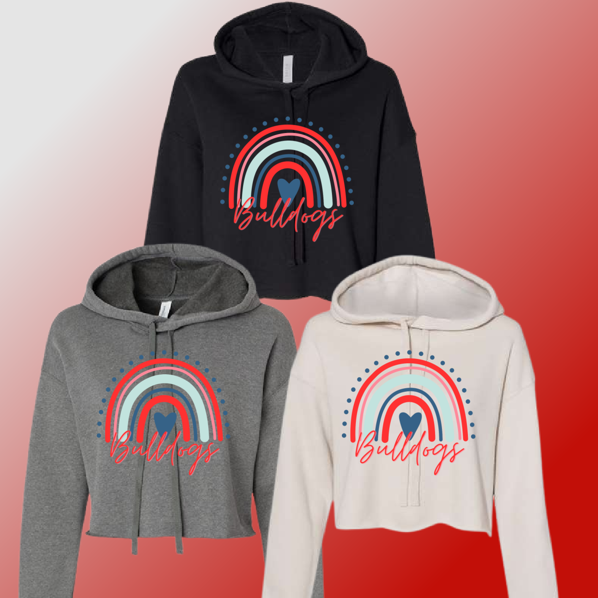 Mackensen Elementary  - Cropped Hooded Sweatshirt - MADE TO ORDER/TWO WEEKS
