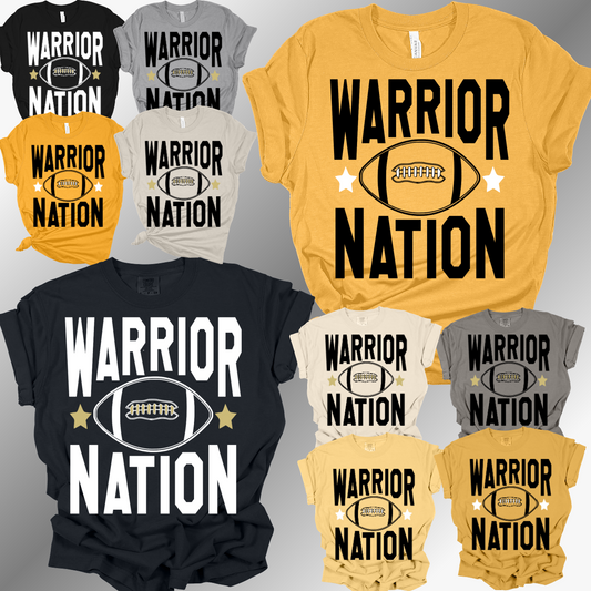 Western Warriors - Warrior Nation Football Tee (Adult)