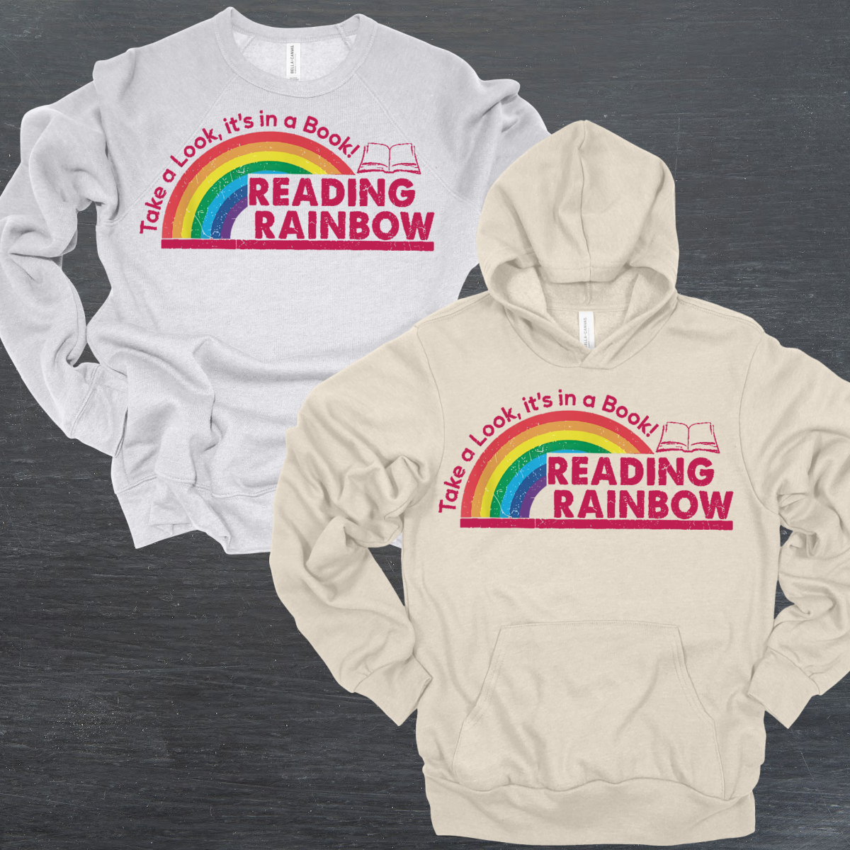 Reading Rainbow - Premium Sweatshirt (Adult)