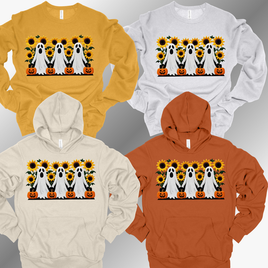 Sunflowers & Ghosts - Premium Sweatshirt (Adult)