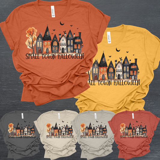 Small Town Halloween - Bella Tee (Adult)