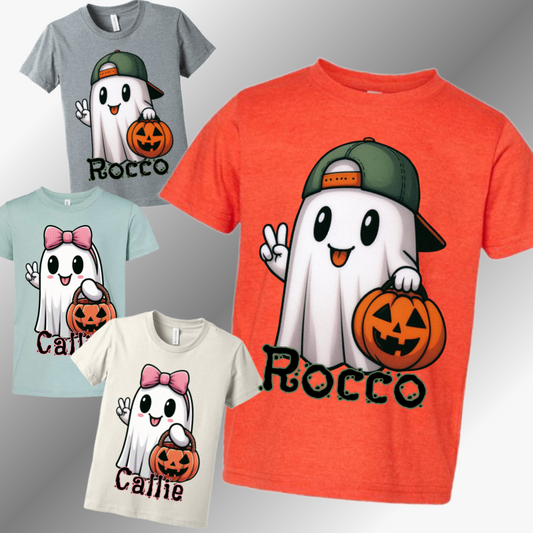 Halloween - Ghost Name Tee (Youth)