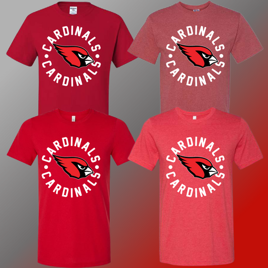 St. John Cardinals - Round Logo Tee (Short & Long Sleeve)