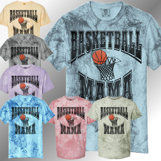 Basketball Mama - Comfort Colors Color Blast Tee (Adult)