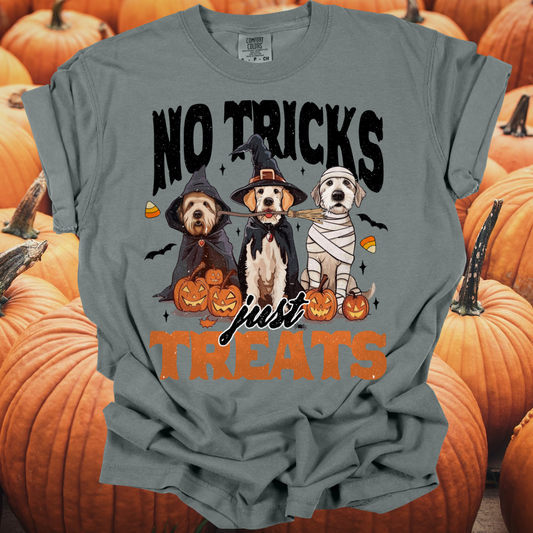 No Tricks Just Treats - Comfort Colors Tee (Adult)