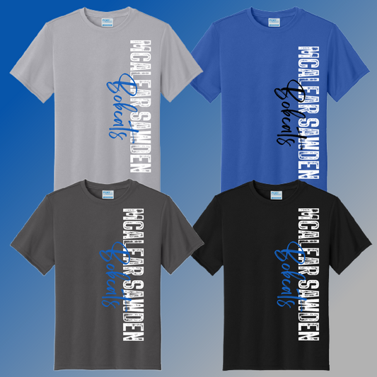 McAlear Sawden Bobcats - Vertical Dri-Fit Tee