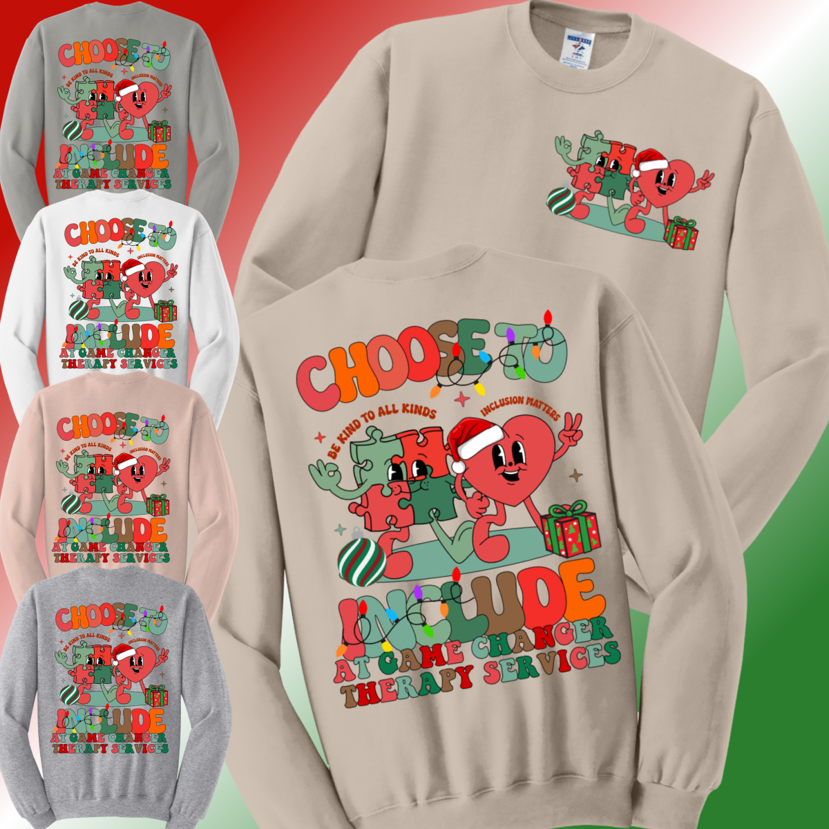 Game Changer - Choose To Include Christmas Sweatshirt