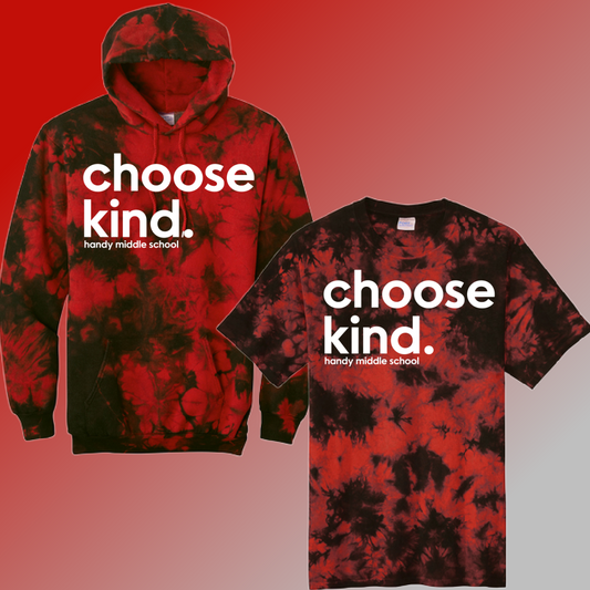 Handy Wildcats - choose kind. Red Tie Dye (Adult)
