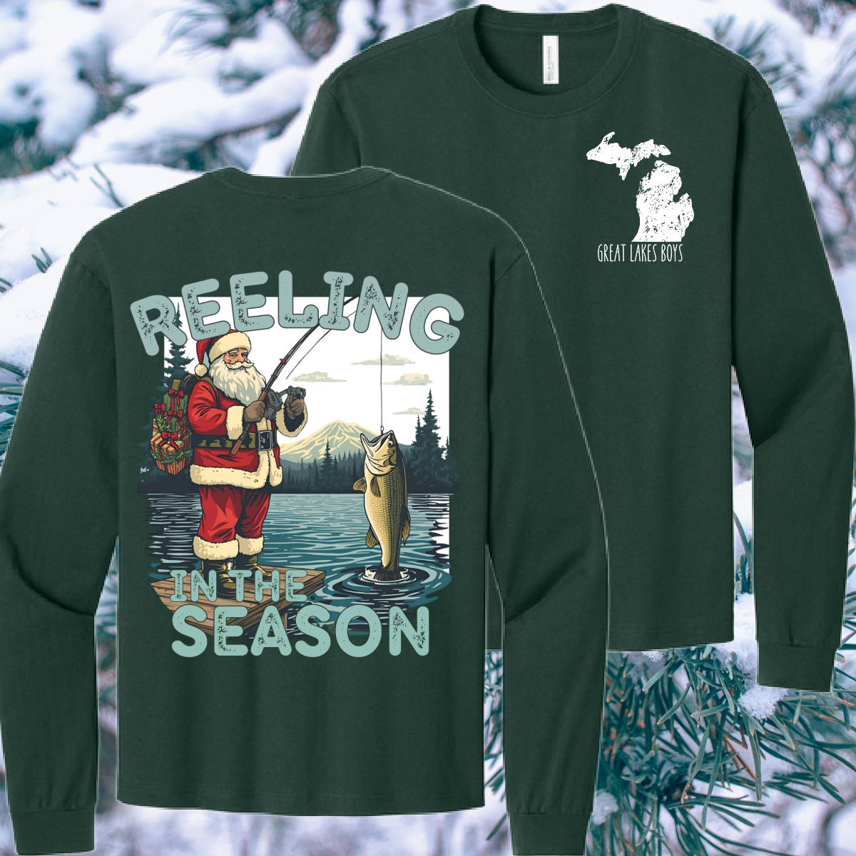 Great Lakes Boys - Reeling In The Season Heavyweight Tee (Youth & Adult)