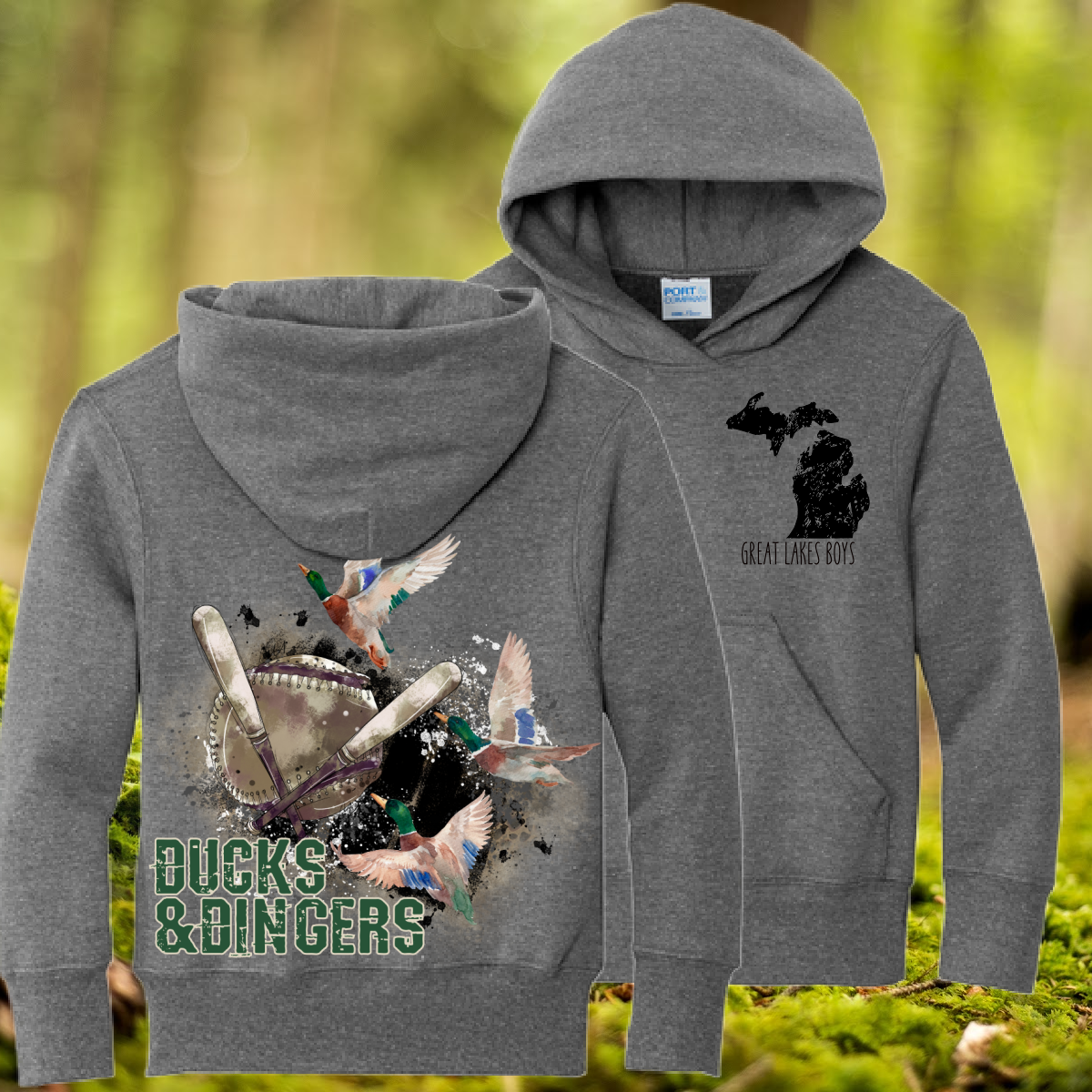 Great Lakes Boys - Ducks & Dingers Hooded Sweatshirt (Youth & Adult)