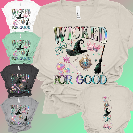 W!cked For Good Collage - Bella Canvas Tee (Adult)