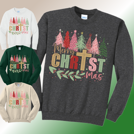 Merry ChrisTmas Basic Sweatshirt (Adult)