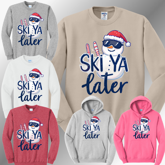 Ski Ya Later - Basic Sweatshirt (Adult)
