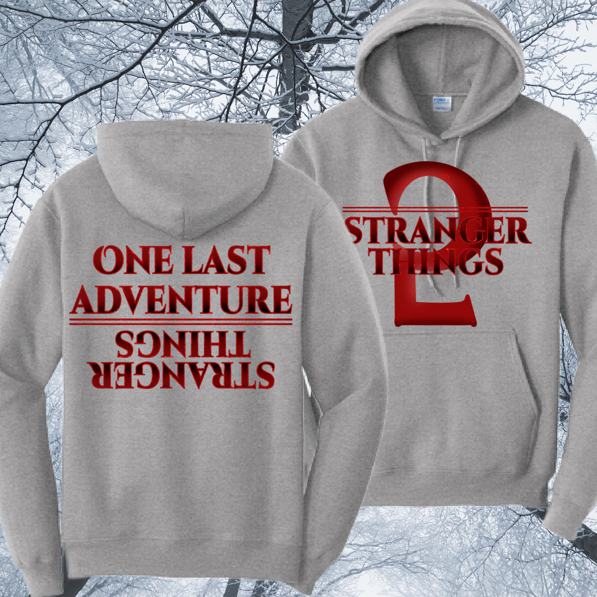 ST5 One Last Adventure Upside Down - Basic Sweatshirt
