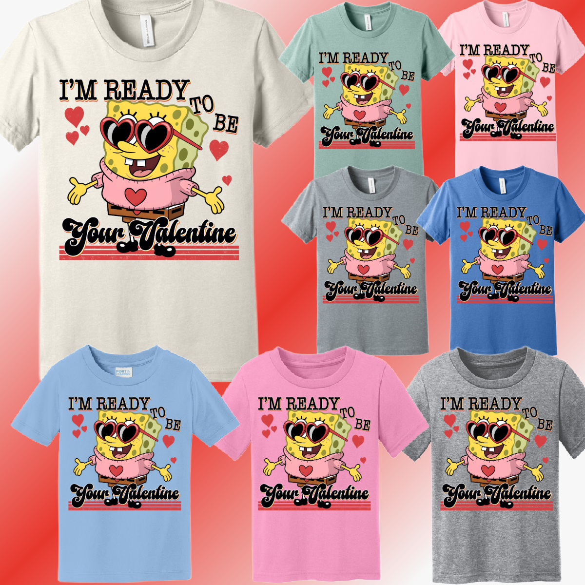 Valentines Day - I'm Ready To Be Your Valentine Tee (Youth)