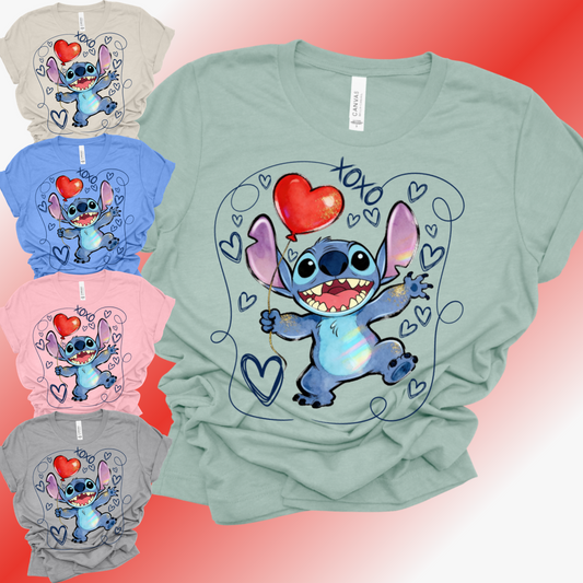 Valentines Day - St!tch Bella Canvas Tee (Adult)