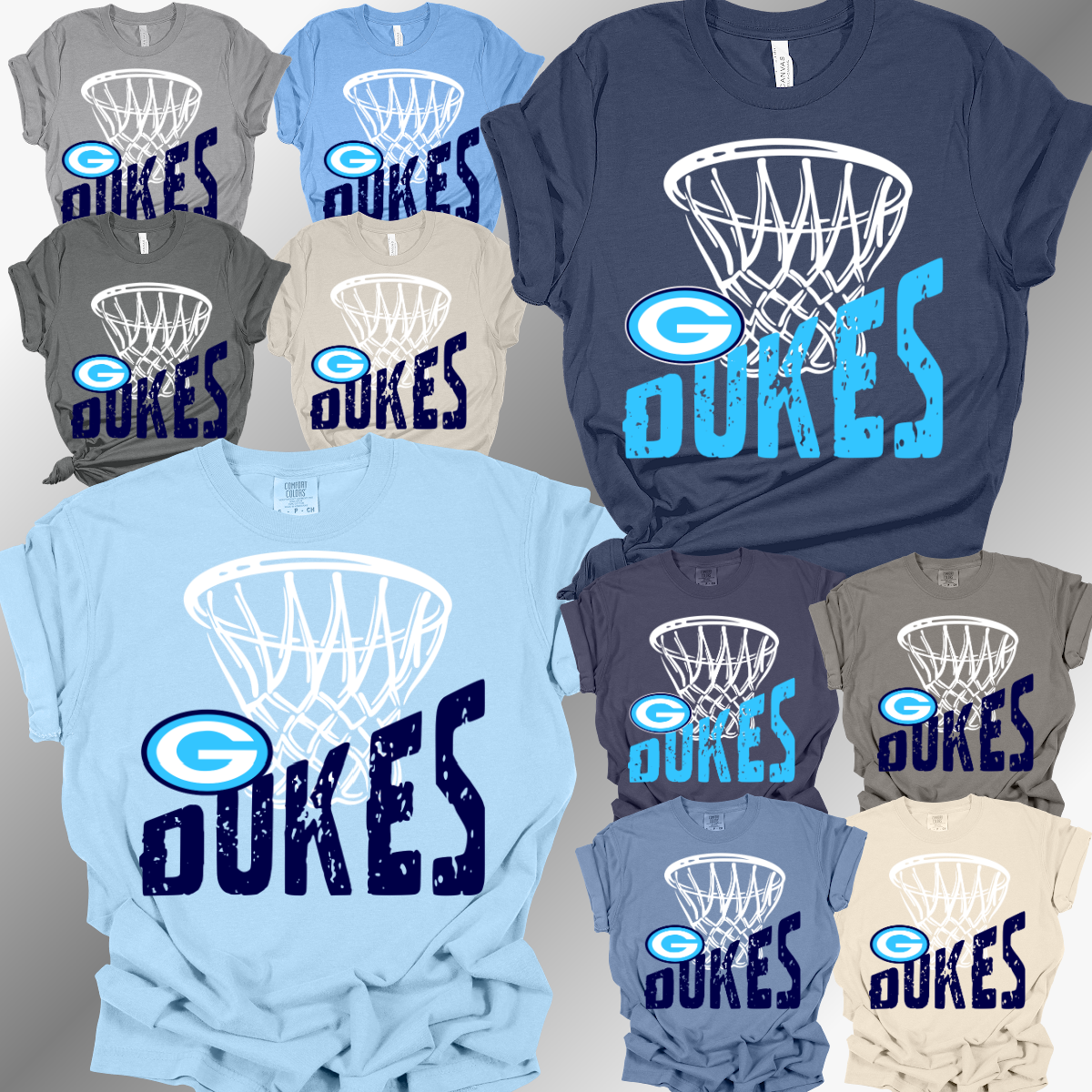 Garber Dukes - Basketball Net Tee (Adult)