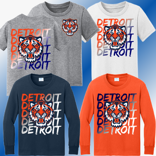 Detroit Baseball - Graffiti Basic Tee (Youth)