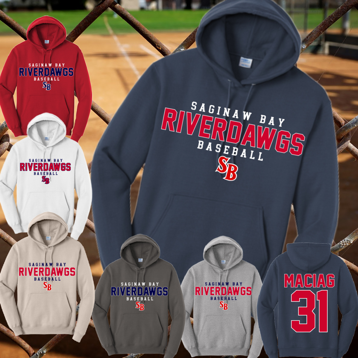Saginaw Bay Riverdawgs - Basic Sweatshirt (Adult)