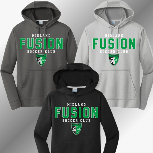 Fusion Soccer - Logo Performance Hoodie (Youth & Adult)
