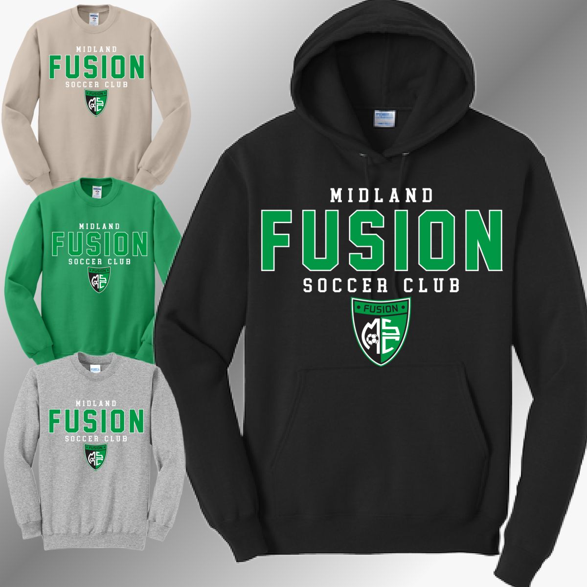 Fusion Soccer - Logo Basic Sweatshirt (Adult)