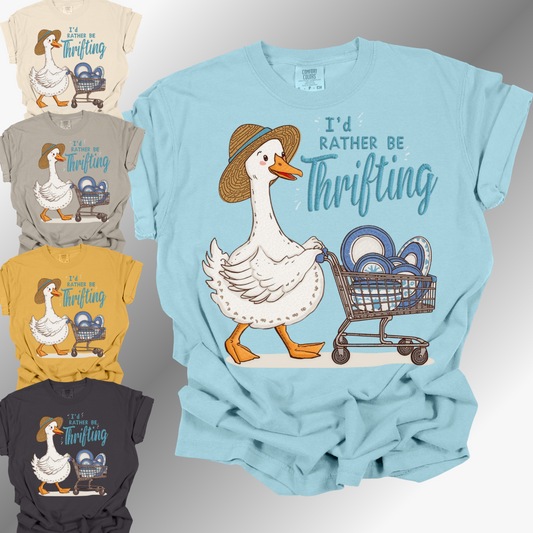 I'd Rather Be Thrifting - Comfort Colors Tee (Adult)