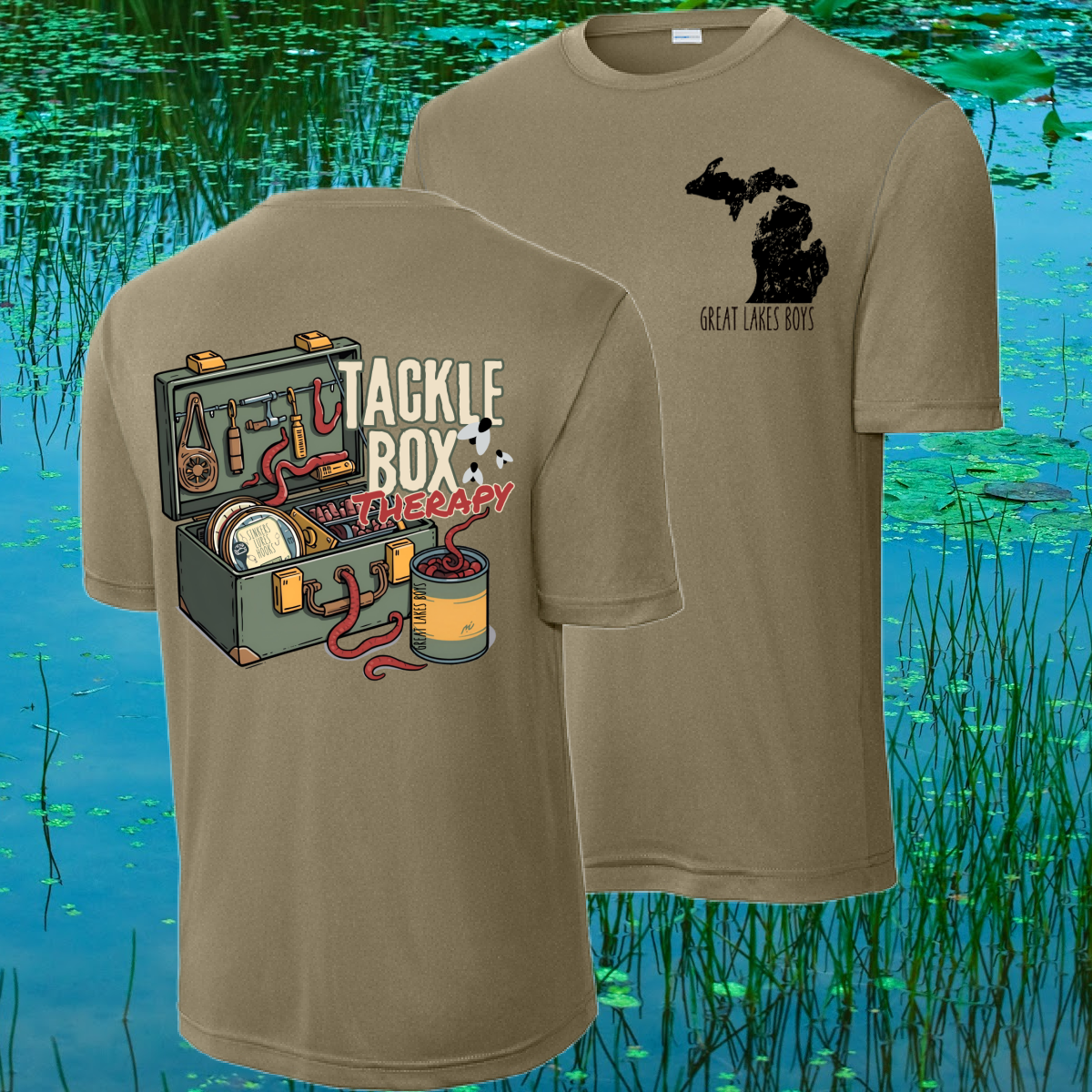 Great Lakes Boys - Tackle Box Therapy Performance Tee (Youth & Adult)