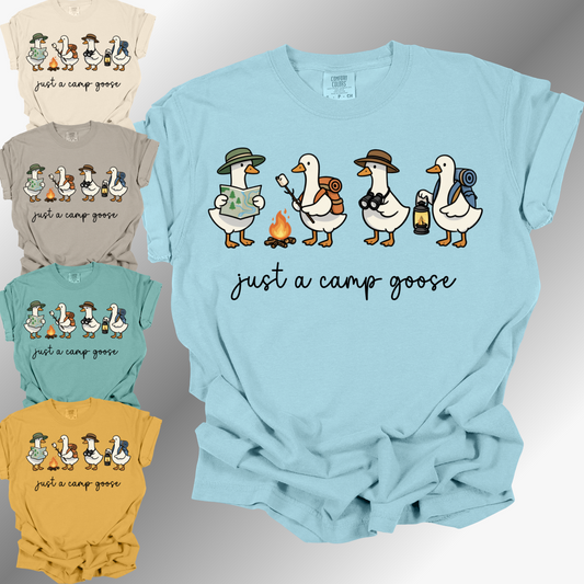Just A Camp Goose - Comfort Colors Tee (Adult)