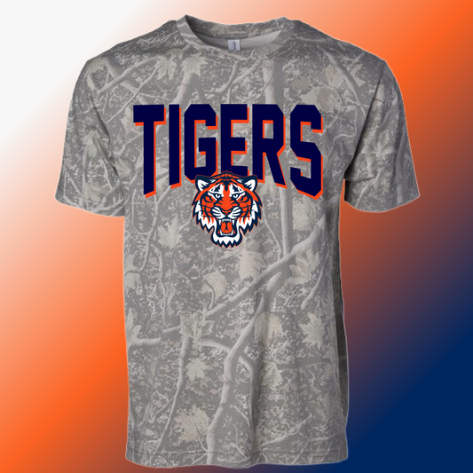 Detroit Baseball - Warped Deadwood Camouflage Tee (Adult)