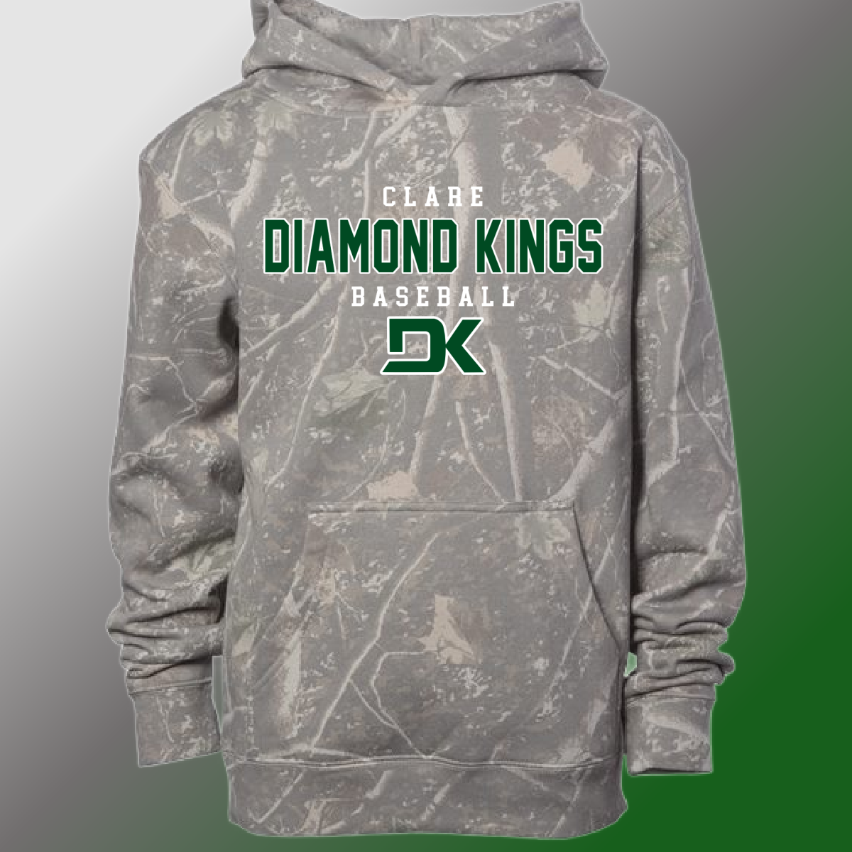 Diamond Kings Baseball -  Deadwood Camouflage Hoodie (Youth & Adult)