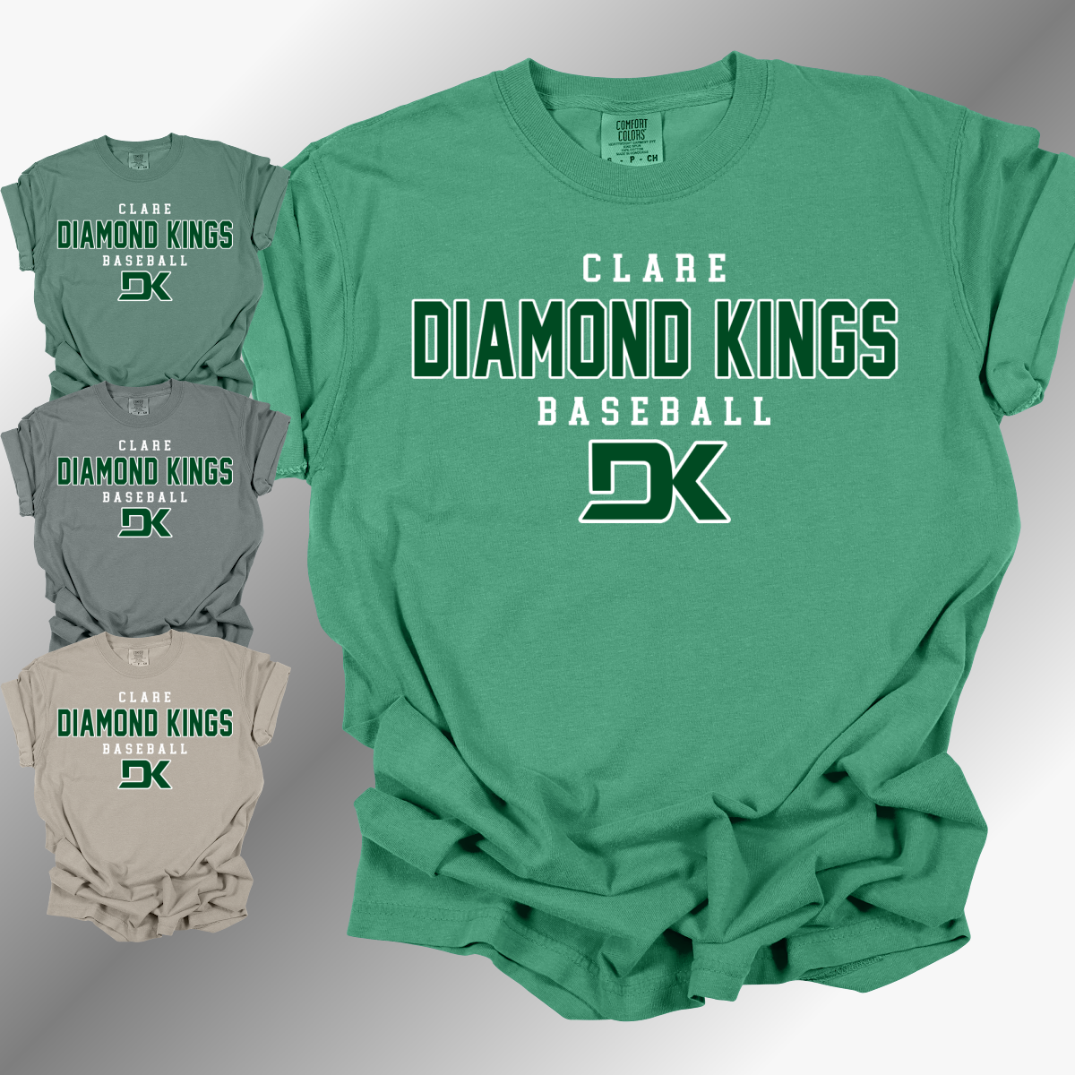 Diamond Kings Baseball - Comfort Colors Tee (Adult)