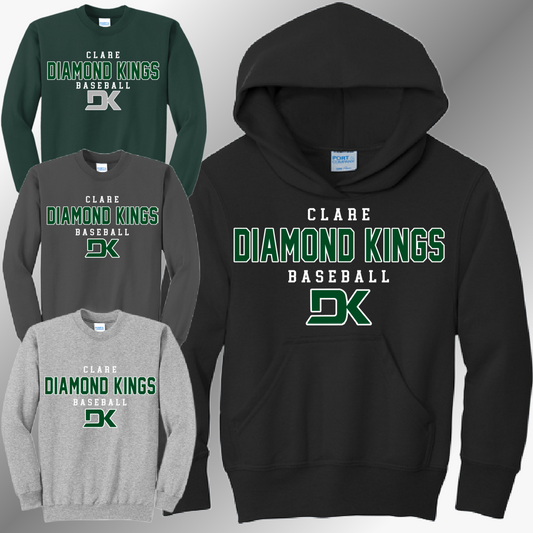 Diamond Kings Baseball - Basic Sweatshirt (Youth)