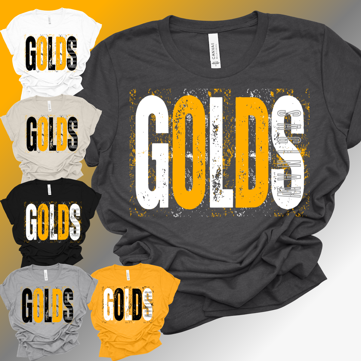 Saginaw Golds - GOLDS Premium Tee (Toddler, Youth & Adult)