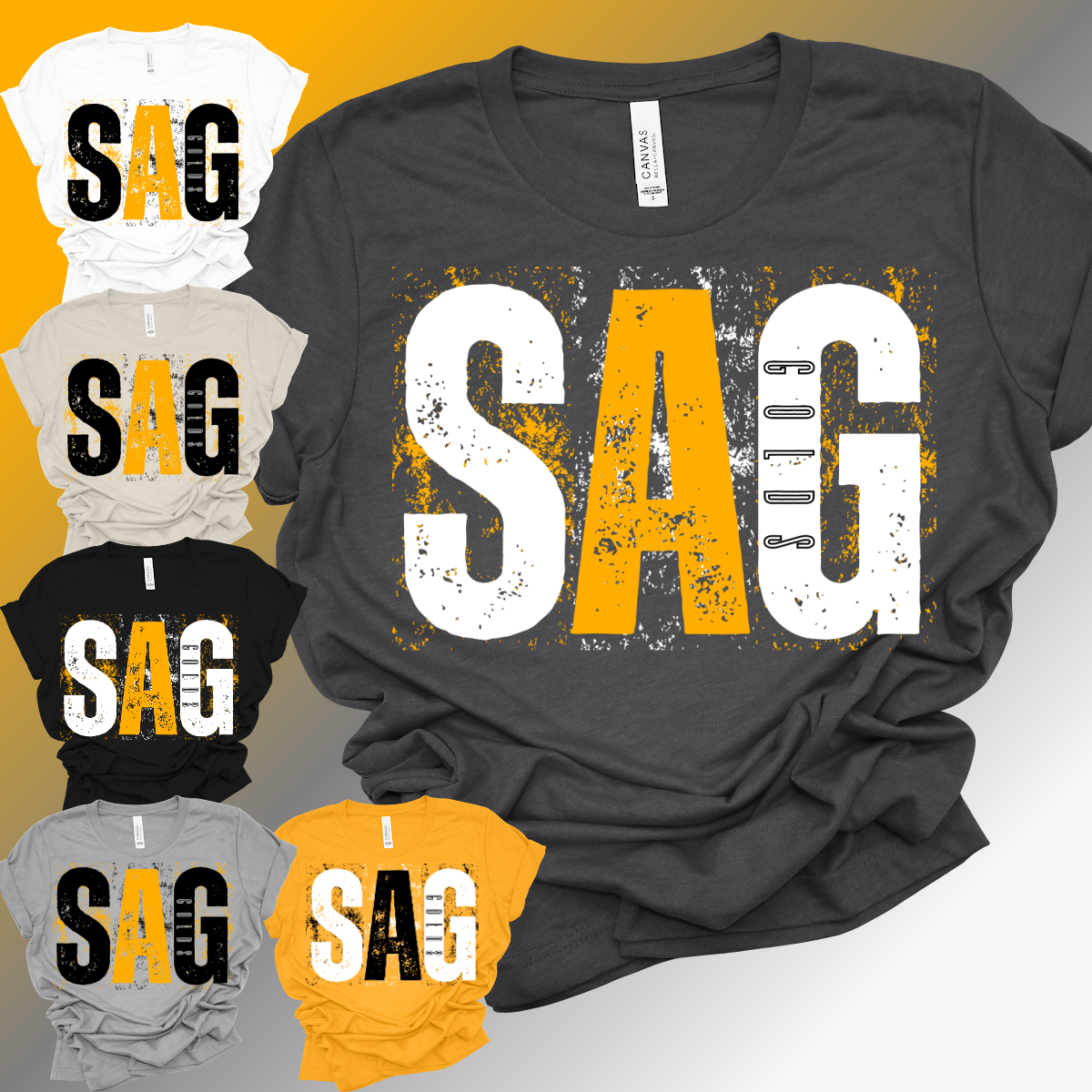 Saginaw Golds - SAG Premium Tee (Toddler, Youth & Adult)
