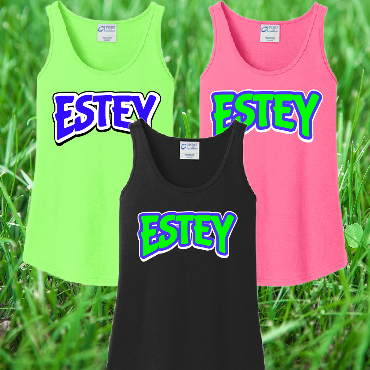 Estey Baseball - Ladies Cotton Tank (Youth & Adult)