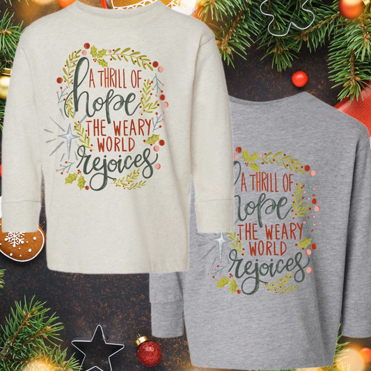 A Thrill Of Hope The Weary World Rejoices - Youth