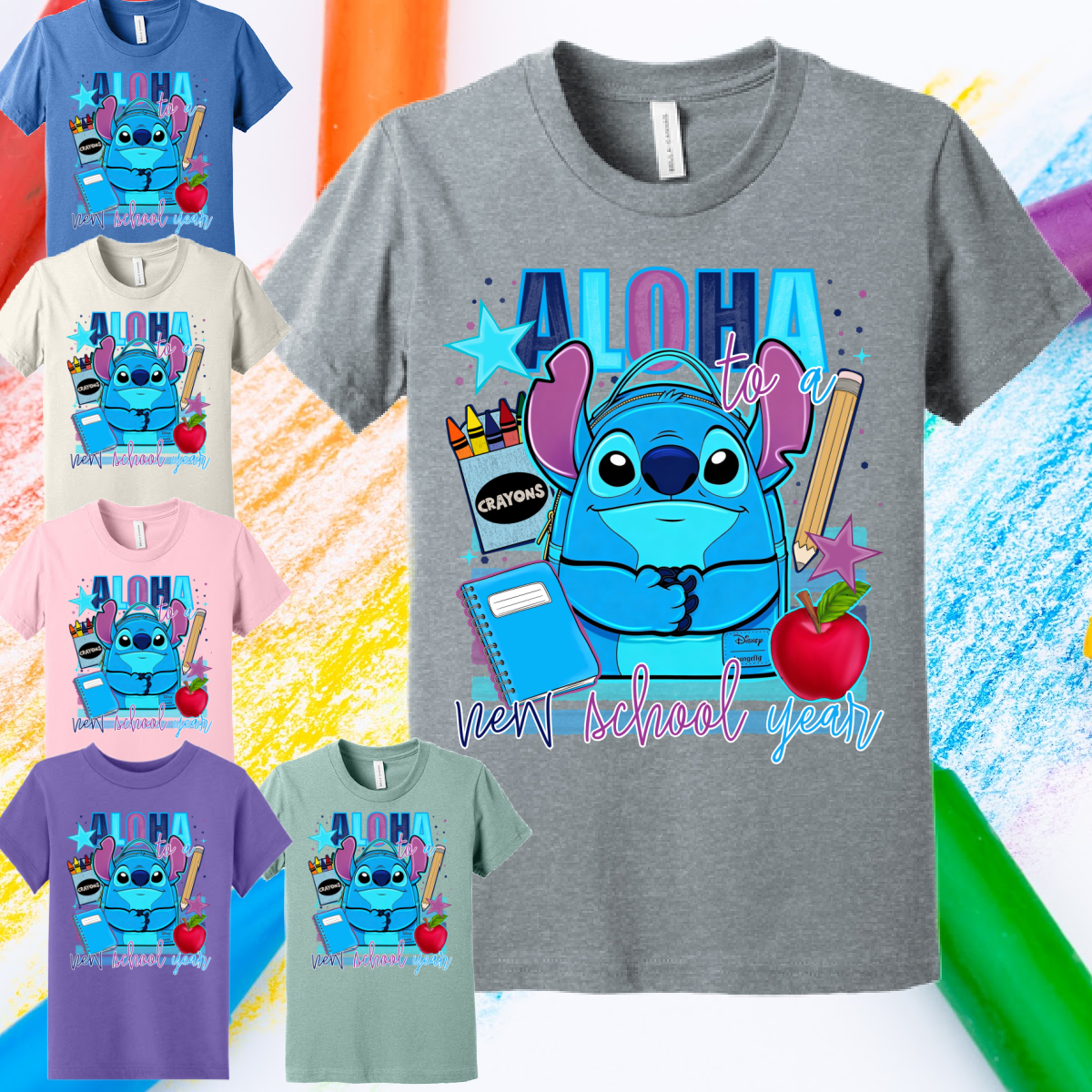 Aloha To A New School Year -  Bella Tee (Toddler & Youth)