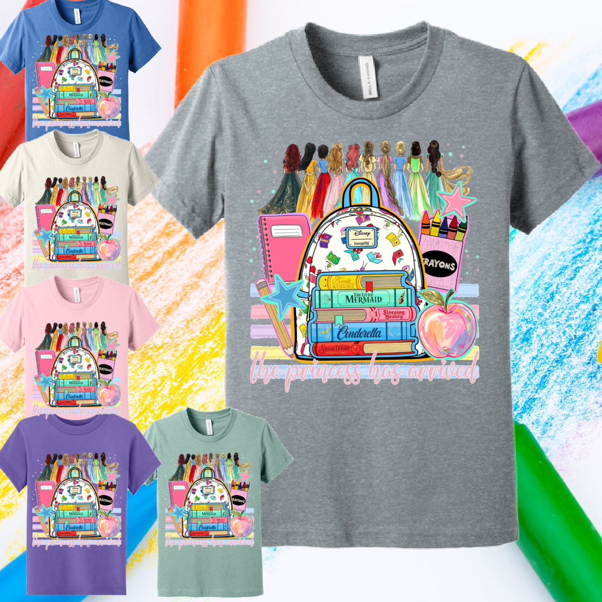 The Princess Has Arrived -  Bella Tee (Toddler & Youth)