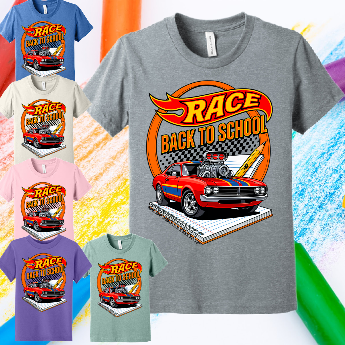 Race Back To School -  Bella Tee (Toddler & Youth)