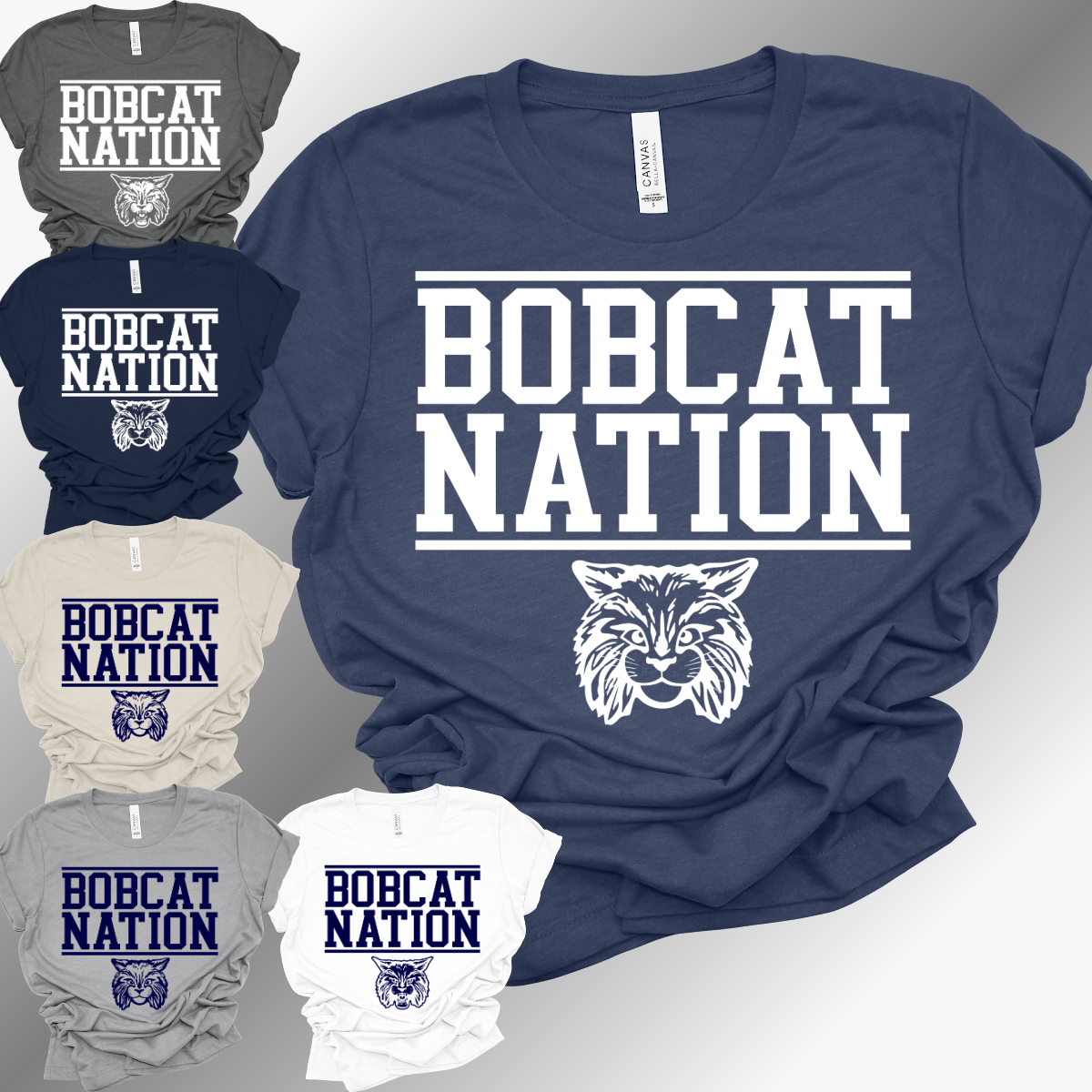 Bangor Bobcats - Bella Canvas Tee (Toddler, Youth, Adult)