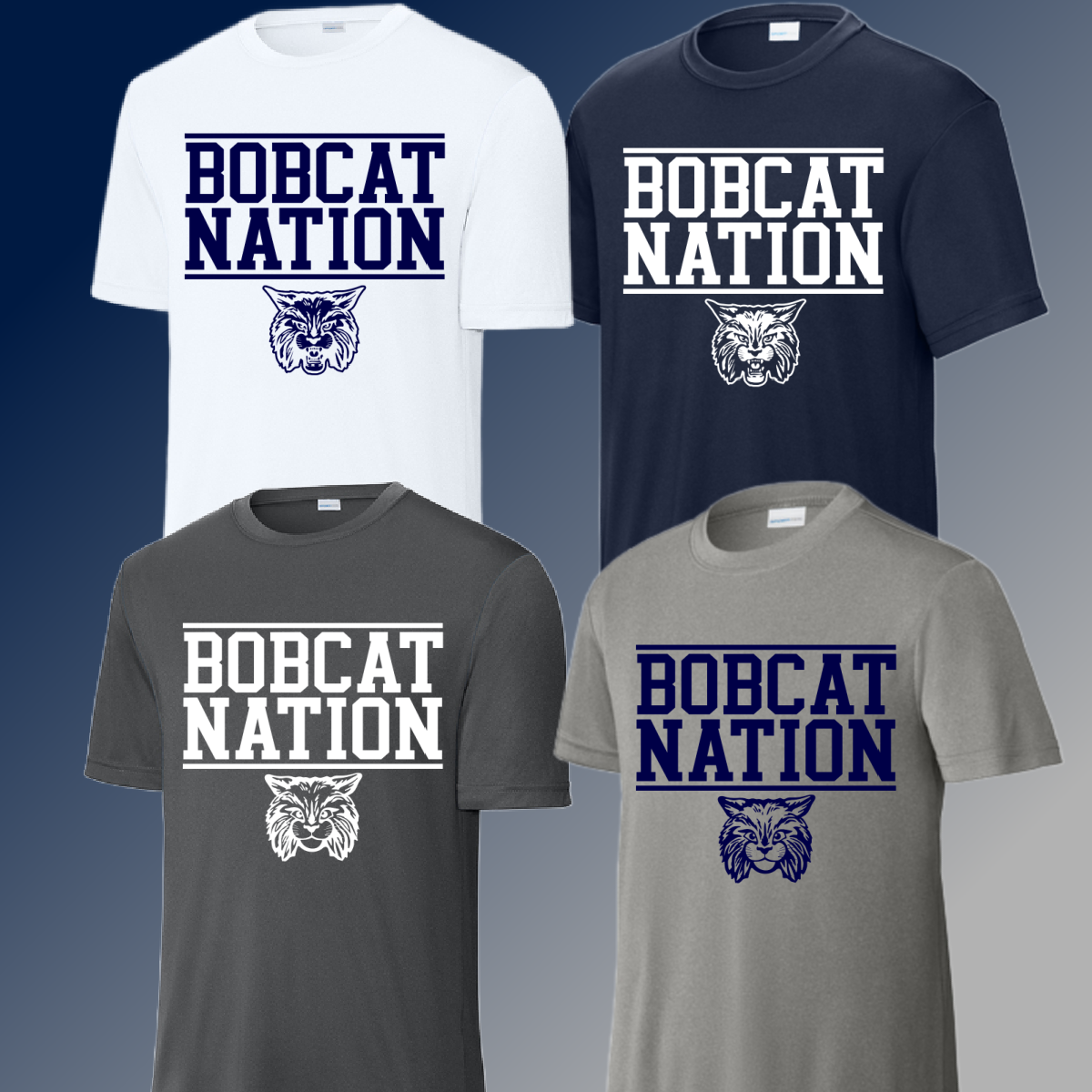 Bangor Bobcats - Dri Fit Tee (Youth & Adult)