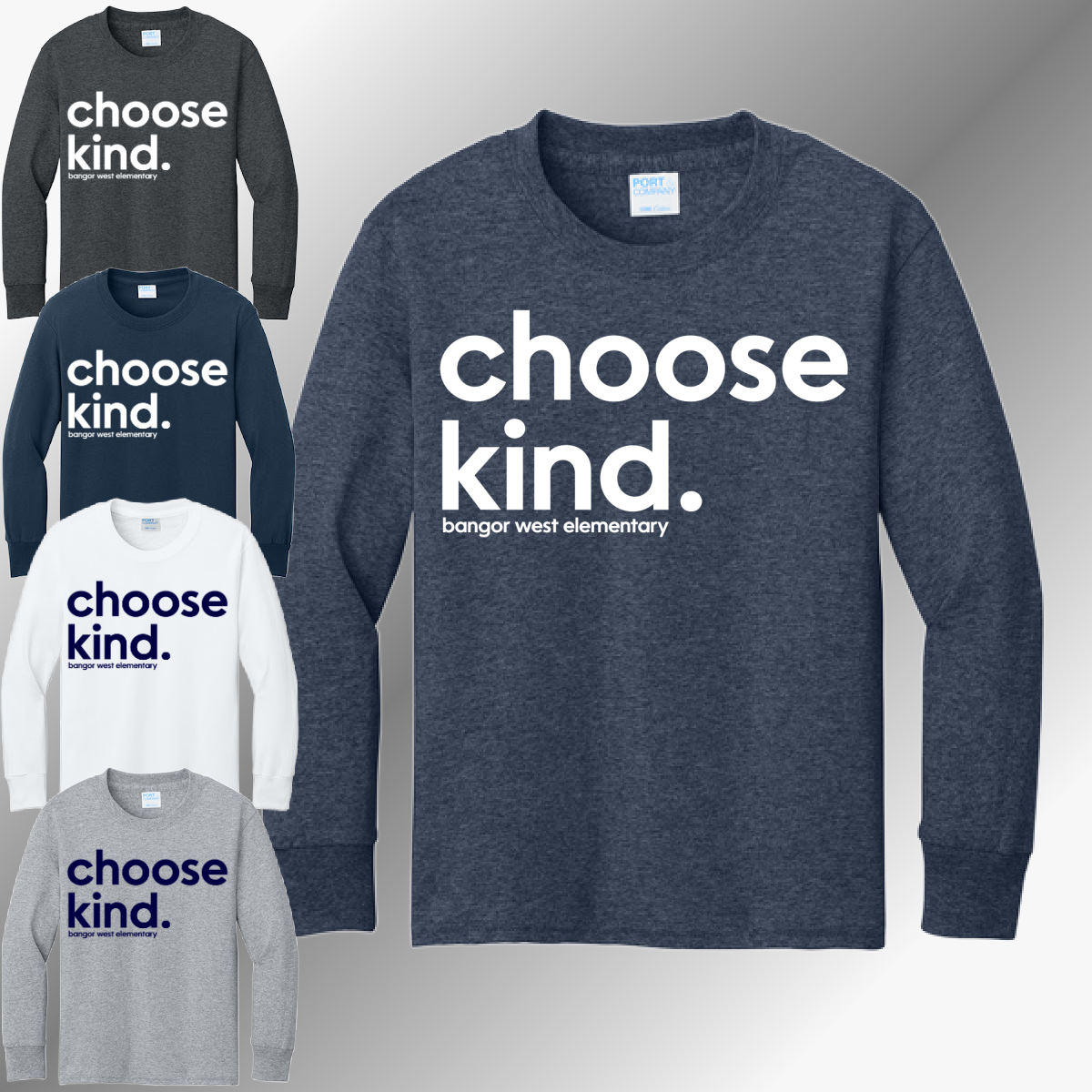 Bangor Bobcats Fundraiser - Basic LONG SLEEVE Tee (Youth & Adult)