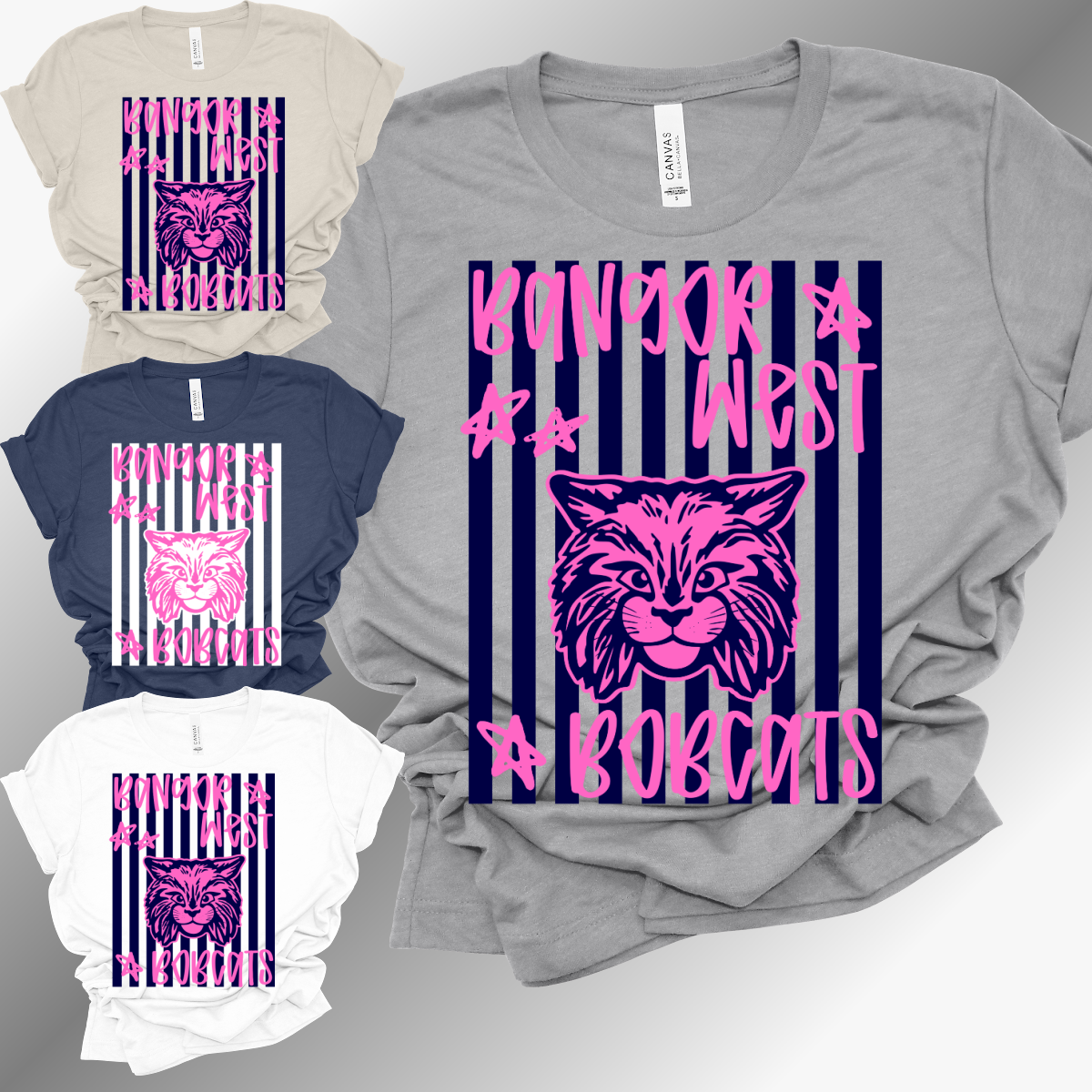 Bangor Bobcats Fundraiser - Bella Canvas Tee (Toddler, Youth, Adult)