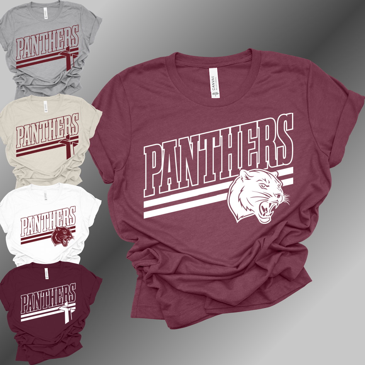 Trinity Monitor Panthers - Bella Canvas Tee (Toddler, Youth, Adult)