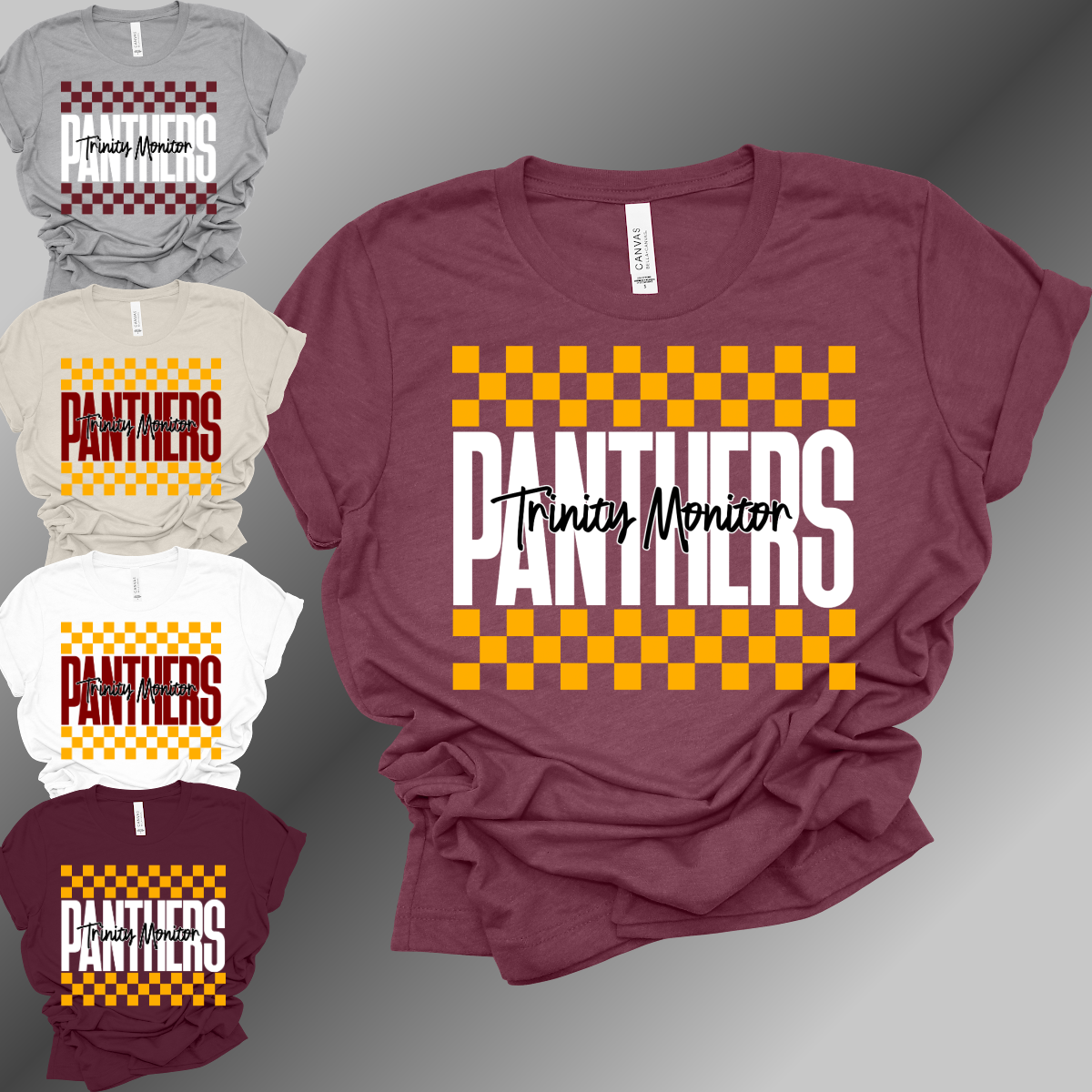 Trinity Monitor Panthers - Bella Canvas Tee (Toddler, Youth, Adult)