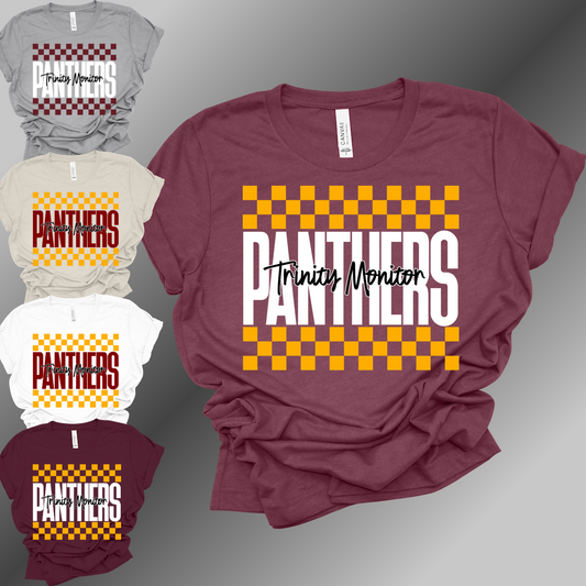 Trinity Monitor Panthers - Bella Canvas Tee (Toddler, Youth, Adult)