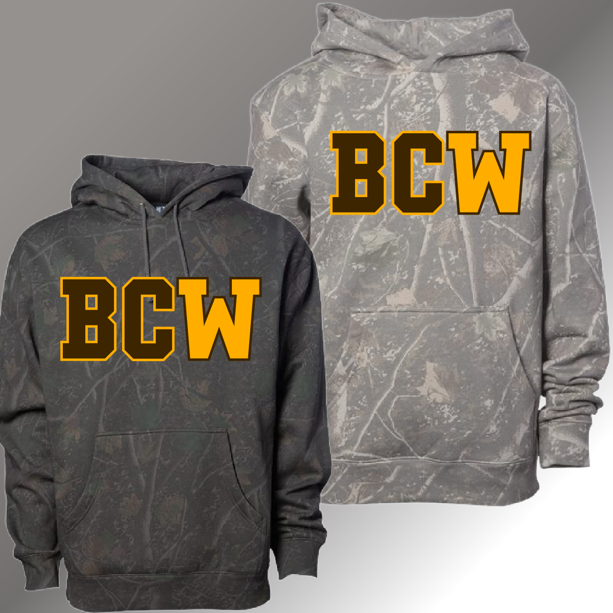 Bay City Western Warriors -  Deadwood Camouflage Hoodie (Youth & Adult)