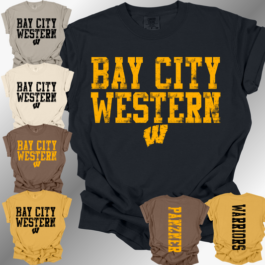 Bay City Western Warriors - Comfort Colors Tee (Adult)