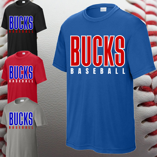 Bay Area Bucks Baseball - Dri Fit Tee (Youth & Adult)