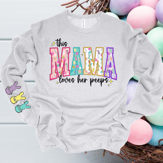 This Mama Loves Her Peeps - Personalized (Adult)